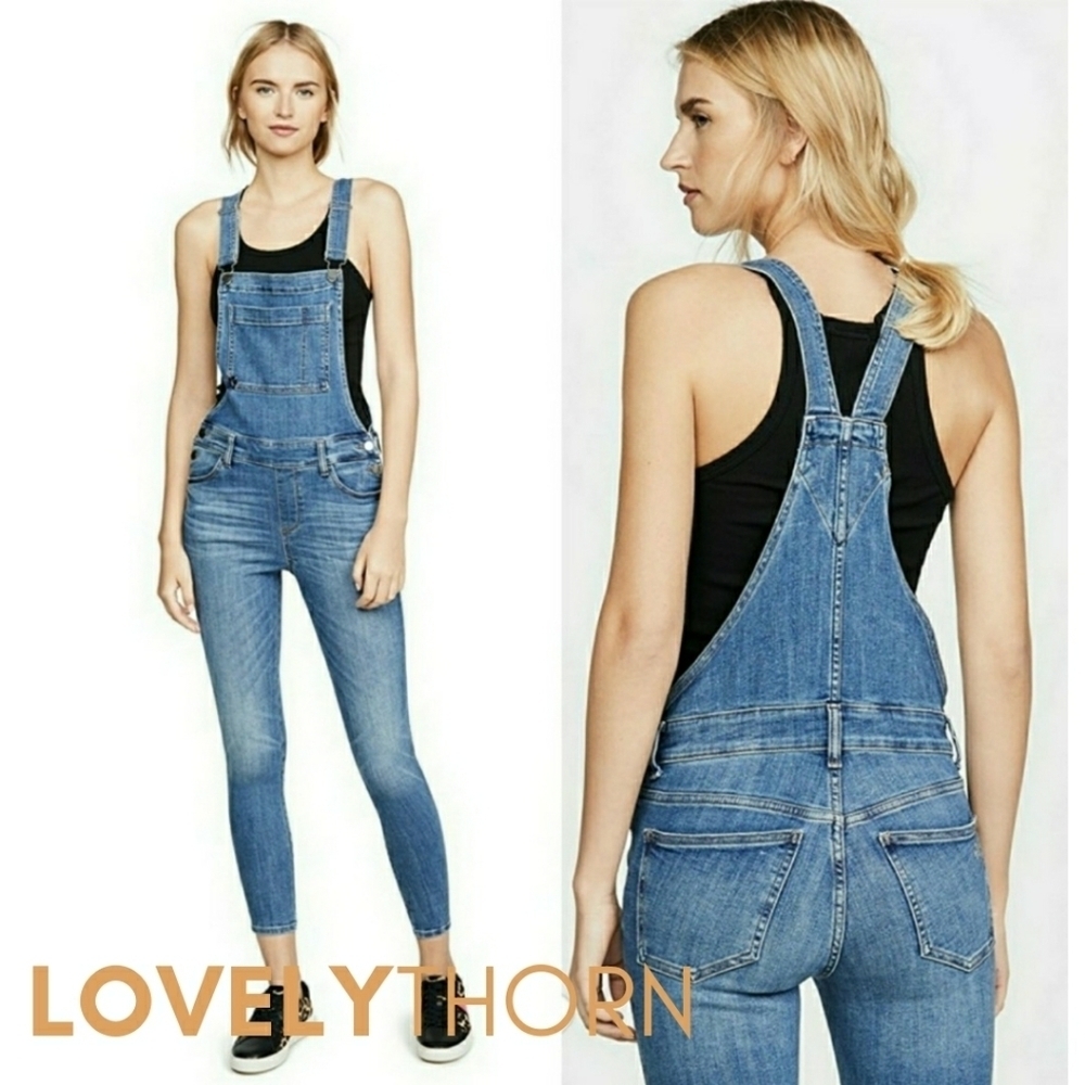DL1961 // ltd ed florence perfect skinny stretch denim overalls